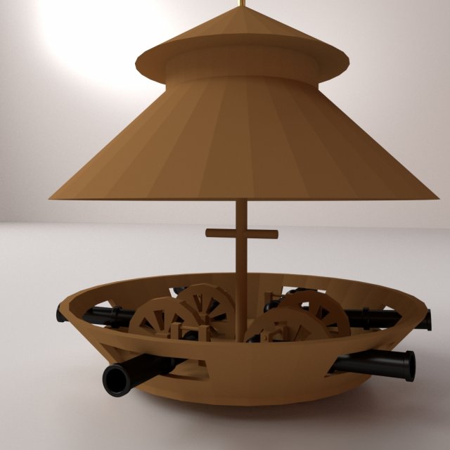da vinci tank 3D Modell .c4d .max .obj .3ds .fbx .stl .blend 