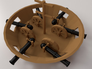 da vinci tank 3D Modell