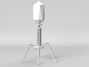 bacteriophage 3D Model