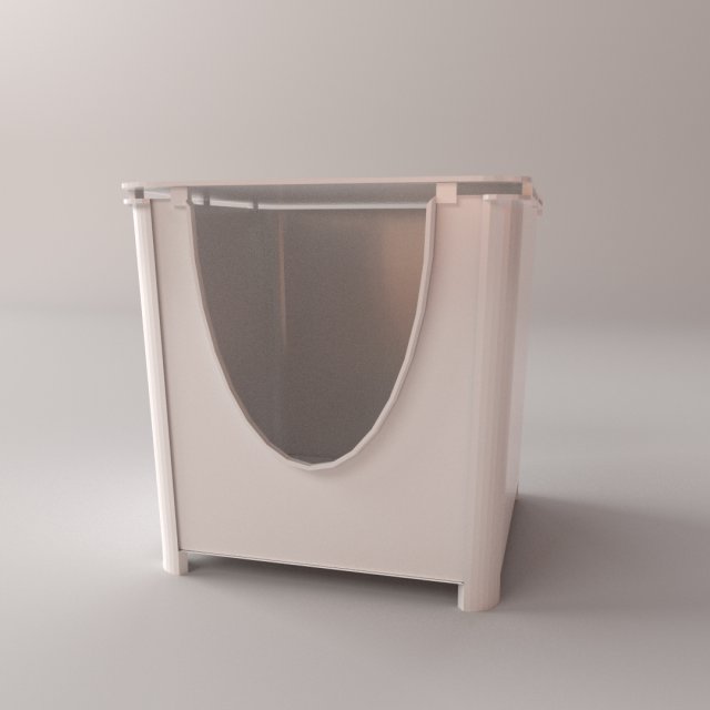 cats litter box Modèle 3D .c4d .max .obj .3ds .fbx .stl .blend 
