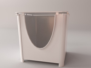cats litter box 3D Model