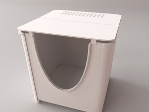 cats litter box Modèle 3D