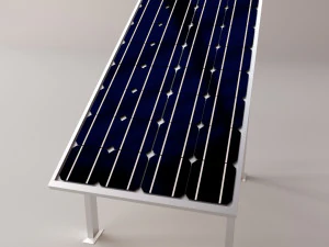 solar panel 3D Model