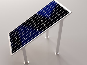 solar panel 3D Model