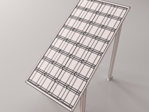 solar panel 3D Model