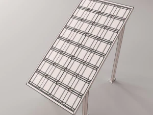 solar panel 3D Model