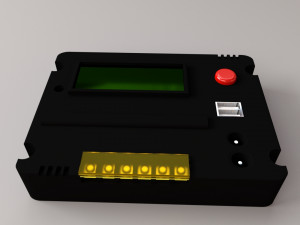 solar charge controller 3D Model