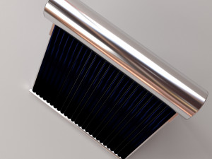 water heating solar panel Modelo 3D