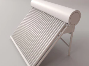 water heating solar panel 3D Model