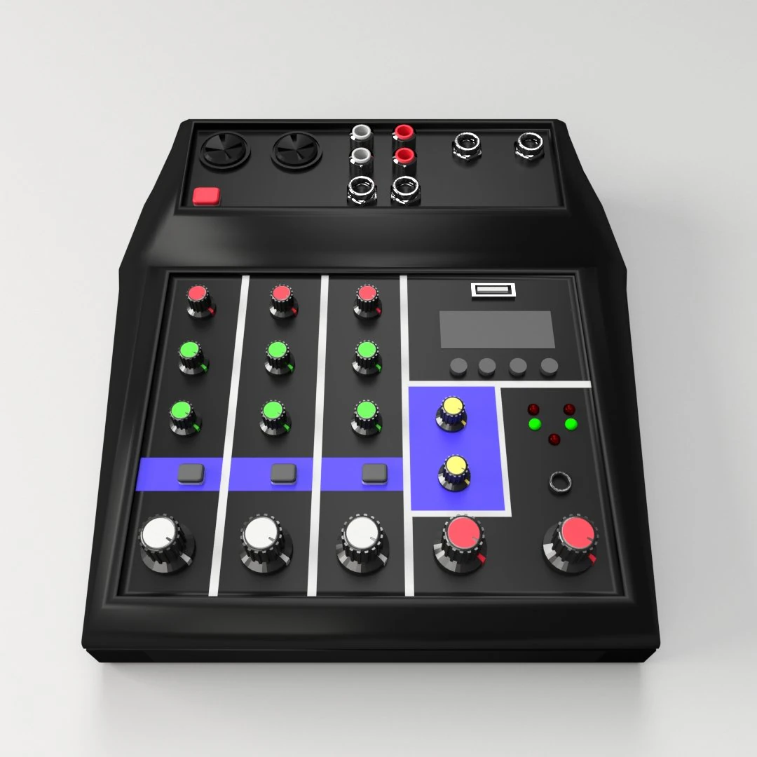 audio mixer 3D Model .c4d .max .obj .3ds .fbx .stl .blend 
