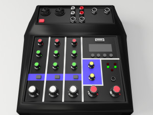audio mixer 3D Model