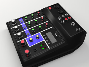 audio mixer Modello 3D