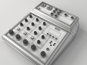 audio mixer Modello 3D