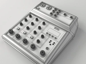 audio mixer 3D Model