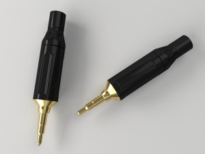 male stereo jack 3D Model