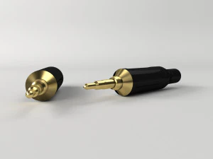 male stereo jack 3D Model