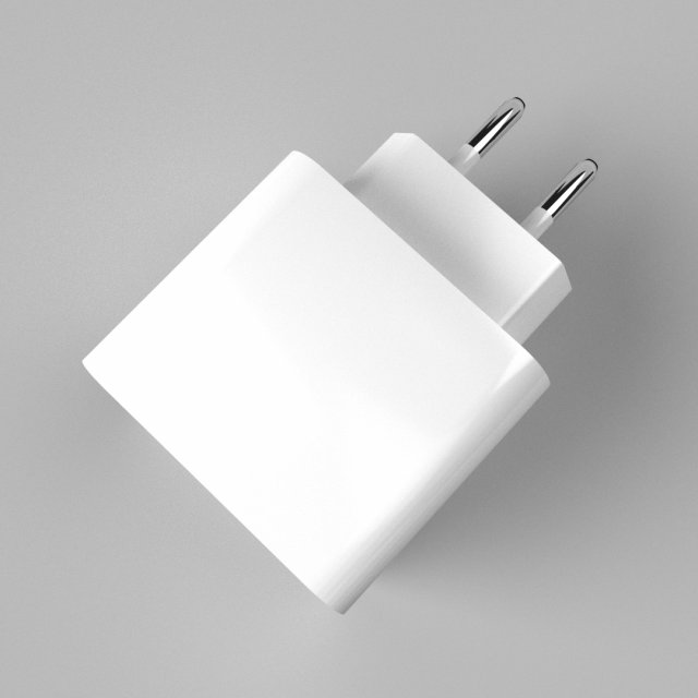 phone charger v2 3D Model .c4d .max .obj .3ds .fbx .stl .blend 