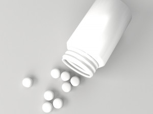 spilled pill bottle 3Dモデル