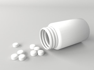 spilled pill bottle 3Dモデル