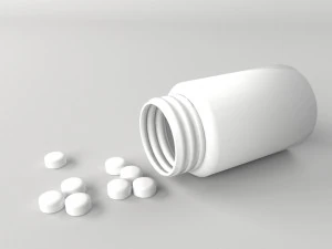 spilled pill bottle 3D Model