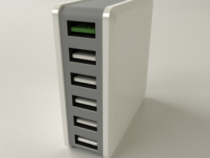 usb desktop charger 3D Model