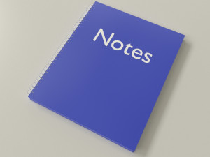 spiral notebook Modelo 3D