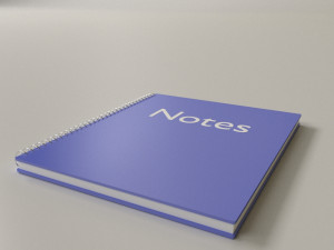 spiral notebook 3D Model