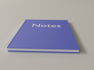 spiral notebook 3D Model