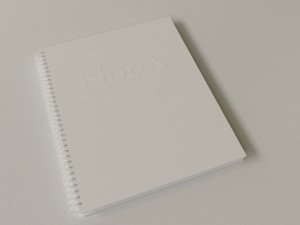 spiral notebook 3D Model