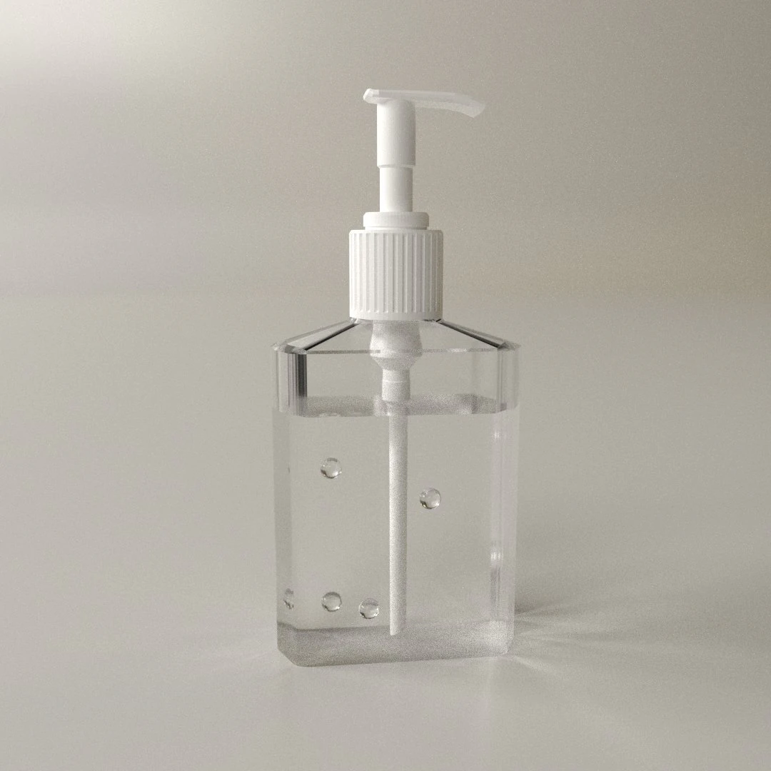 hand sanitizer 3D Model .c4d .max .obj .3ds .fbx .stl .blend