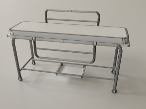 medical gurney Modelo 3D