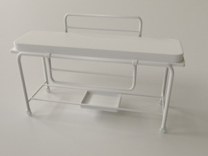 medical gurney Modelo 3D