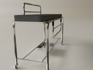medical gurney Modelo 3D