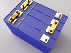 c&eacute;lula lifepo4 4s Modelo 3D