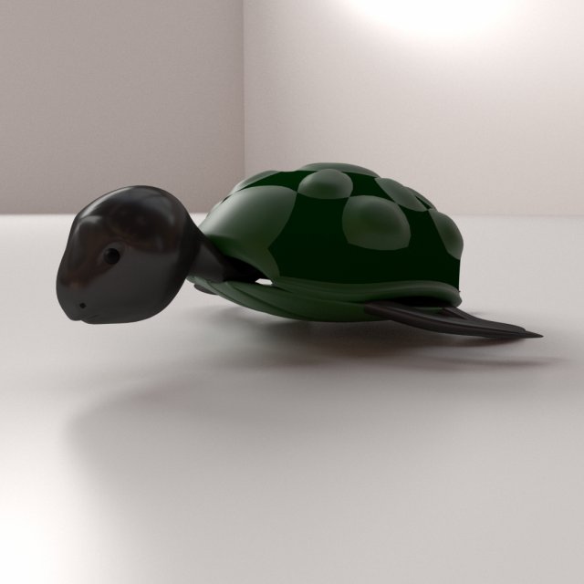 cartoon turtle 3D Model .c4d .max .obj .3ds .fbx .stl .blend 