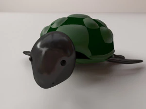 tartaruga de desenho animado Modelo 3D