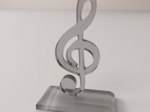 music trophy 3D Models