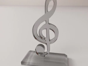 trofeo musicale Modello 3D