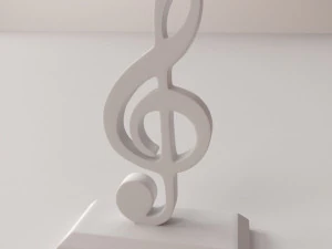 music trophy 3D Model