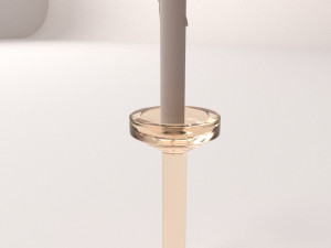 candle stick 3D मॉडल