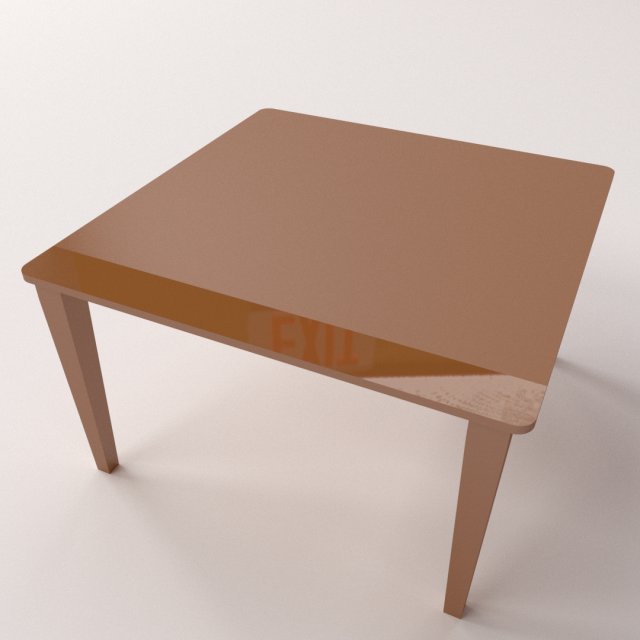 dining table 3D Model .c4d .max .obj .3ds .fbx .stl .blend 