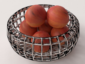 fruit basket 3D Модель