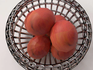 fruit basket 3D Model