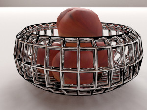 fruit basket 3D Model