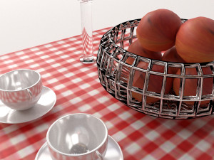 dining scene 3D 모델