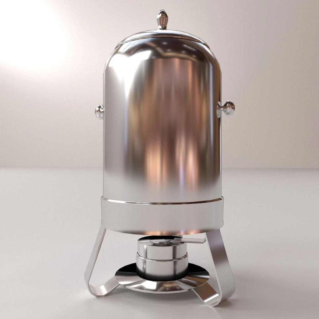 tea urns 3D Model .c4d .max .obj .3ds .fbx .stl .blend 