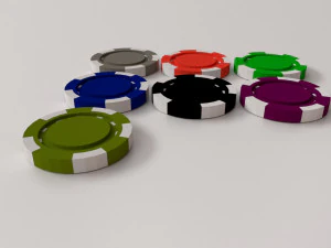poker chip 3D Model