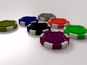 poker chip 3D Model