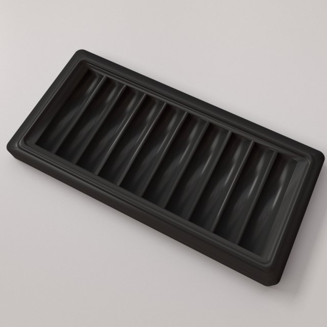 poker chip tray 3Dモデル .c4d .max .obj .3ds .fbx .stl .blend 