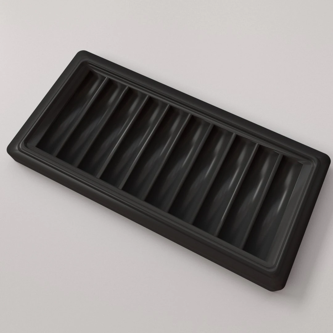poker chip tray 3D Model .c4d .max .obj .3ds .fbx .stl .blend 